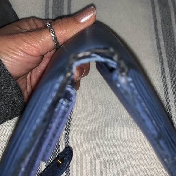 Louis Vuitton Authentic Blue Epi Leather Wallet Code# MI0094 - Picture 5 of 11